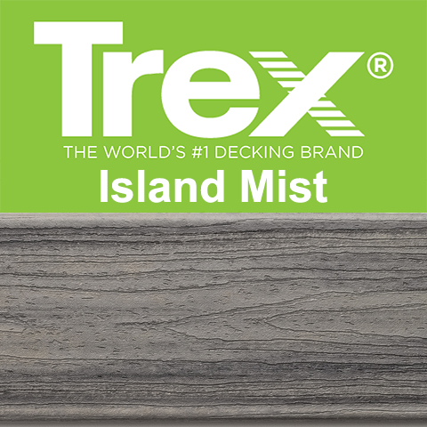 Trex Decking Island Mist 5.48m