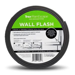Trex RainEscape Under-Deck Drainage System Wall Flashing