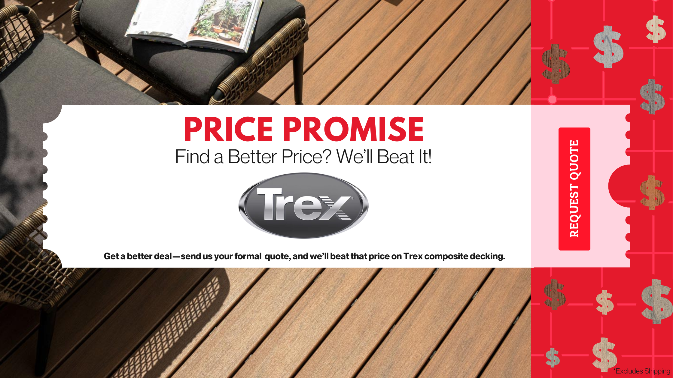 Trex Price Promise