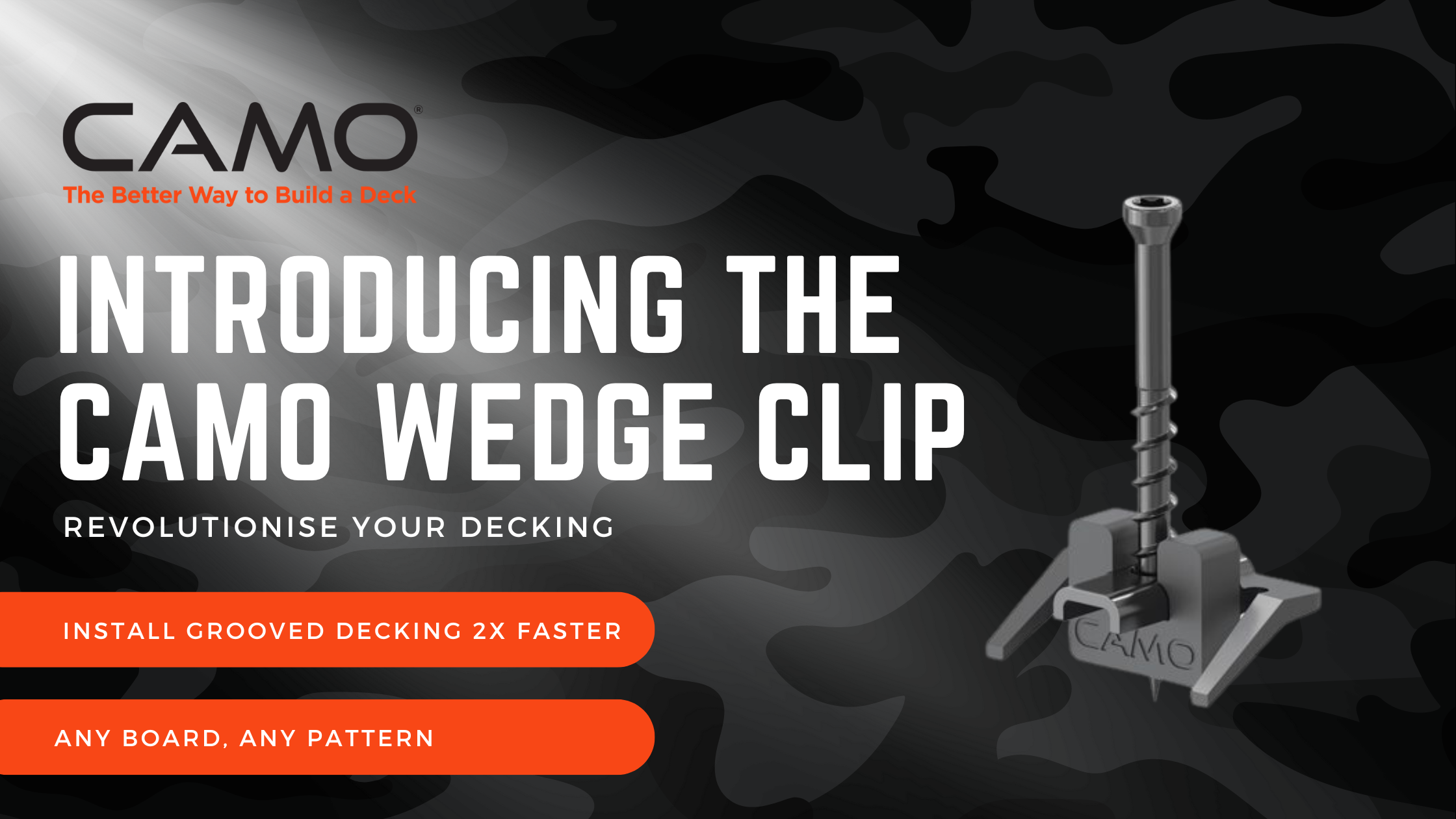 Camo Wedge Banner