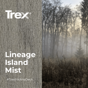 Lineage Island Mist Trex Decking
