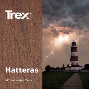 Trex Hatteras composite decking